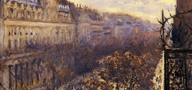 Le Boulevard des Italiens. Peinture de Gustave Caillebotte, 1880