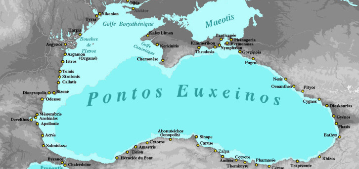 Colonies grecques du Pont-Euxin, Mer Noire