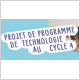 Projet de programmes Cycle 4