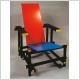 Le fauteuil rouge et bleu - Gerrit Rietveld