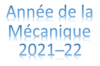 Année de la Mécanique 2021-2022