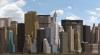 La skyline de Manhattan sous Minecraft