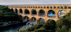Le pont du Gard, pont aqueduc romain à trois niveaux du Ier siècle