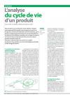 L'analyse du cycle de vie d'un produit - Revue technologie N°157